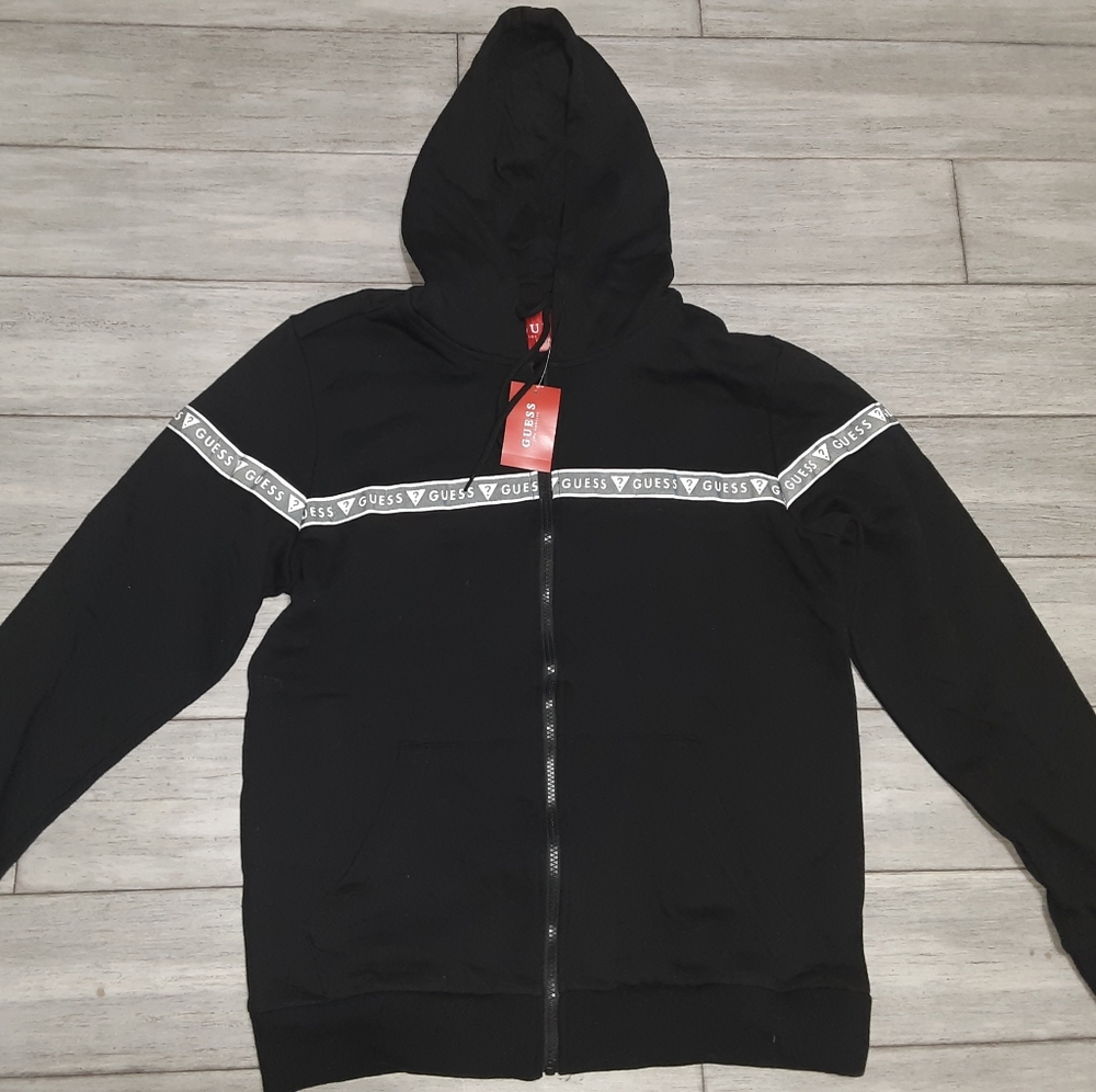 Guess zip up hoodie size medium
